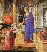 Fra Filippo Lippi Annunciation  aaa oil on canvas